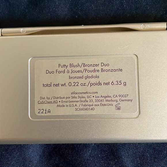 Stila putty blush & bronzer duo - bronzed gladiola - Picture 5 of 7